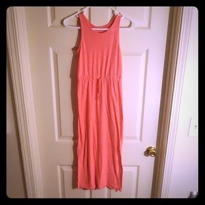 OLD NAVY coral girls maxi dress Medium (8) 👗